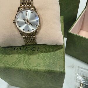 Gucci Gold Tone Stainless Steel Women's Watch